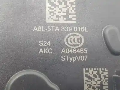 Pezzo di ricambio per auto di seconda mano serratura porta posteriore destra per cupra leon (kl1, ku1, kug) 1.5 tsi riferimenti oem iam 5ta839016l  5ta839016l