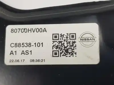 Автозапчасти б/у регулятор стекла переднего правого за nissan qashqai (j11) 1.6 cat 163 cv / 120 kw ссылки oem iam 80700hv00a  80700hv00a
