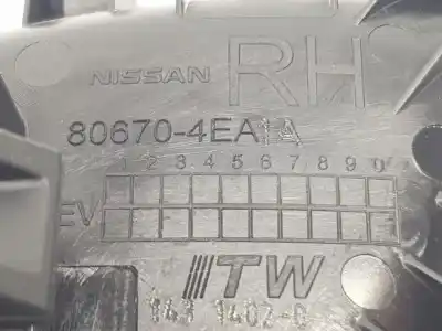 Автозапчасти б/у внутри передней правой ручки за nissan qashqai ii suv (j11, j11_) 1.6 dig-t ссылки oem iam 806704ea1a  806704ea1a