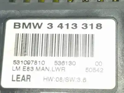 Second-hand car spare part electronic module for bmw x3 (e83) 3.0 d oem iam references 61313413318  61313413318