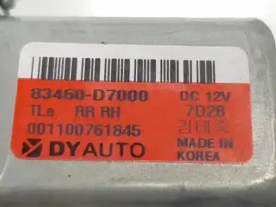 Автозапчасти б/у мотор заднего правого стекла за hyundai tucson (tl, tle) 1.6 gdi ссылки oem iam 83460d7000  83460d7000