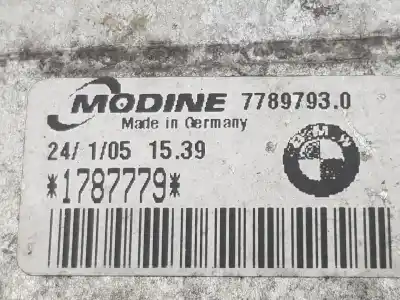 Peça sobressalente para automóvel em segunda mão intercooler por bmw x3 (e83) 3.0 d referências oem iam 17517793370  7793370