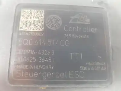 Peça sobressalente para automóvel em segunda mão abs por audi a3 1.4 16v tfsi referências oem iam 5q0614517cg  5q0614517cg