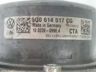 Peça sobressalente para automóvel em segunda mão abs por audi a3 1.4 16v tfsi referências oem iam 5q0614517cg  5q0614517cg