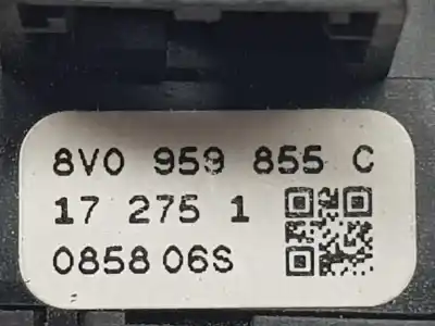 Second-hand car spare part right front power window switch for audi a3 1.4 16v tfsi oem iam references 8v0959855c