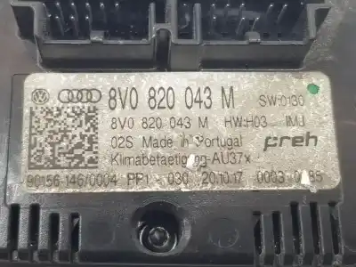 Автозапчастина б/у клімат-контроль для audi a3 1.4 16v tfsi посилання на oem iam 8v0820043m  8v0820043m