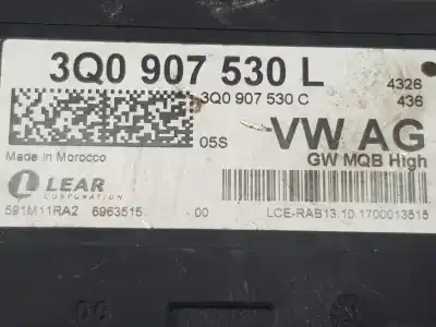 Second-hand car spare part electronic module for audi a3 1.4 16v tfsi oem iam references 3q0907530l  3q0907530l