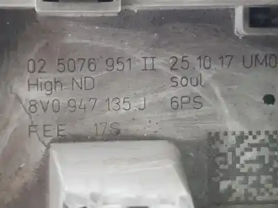 Автозапчастина б/у внутрішне світло для audi a3 1.4 16v tfsi посилання на oem iam 8v0947135j  8v0947135j