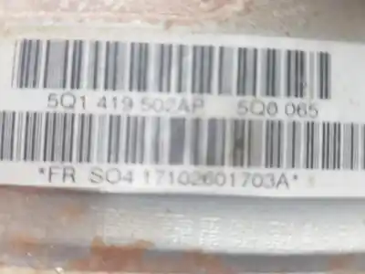 Автозапчастина б/у рульва колонка для audi a3 1.4 16v tfsi посилання на oem iam 5q1419502ap  5q1419502ap