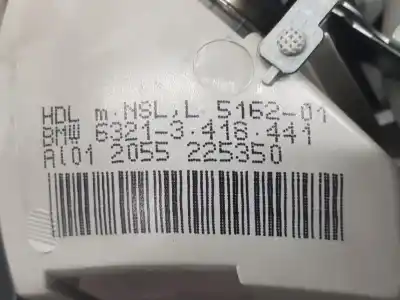 Second-hand car spare part interior left tailgate light for bmw x3 (e83) 3.0 d oem iam references 63213420203  3420203