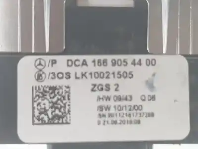 Second-hand car spare part left front power window switch for clase c clase a 2.1 cdi oem iam references a1669054400  a1669054400