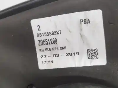 Автозапчастина б/у правий задний огляд для citroen jumpy furgon club xl посилання на oem iam 98155882xt  98155882xt