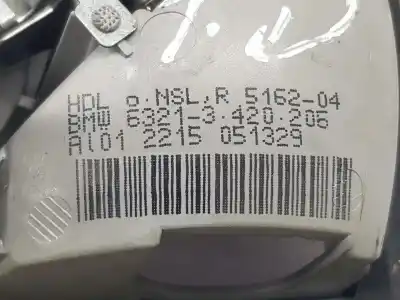 Peça sobressalente para automóvel em segunda mão farolim interior traseiro direito por bmw x3 (e83) 3.0 d referências oem iam 63213420205  3420205