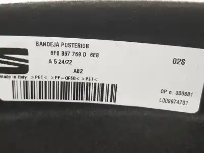 Автозапчастина б/у задній лоток для seat ibiza 1. tgi ecofuel посилання на oem iam 6f0867769d