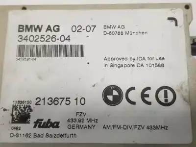 Second-hand car spare part electronic module for bmw x3 (e83) 3.0 d oem iam references 65203402526  3402526