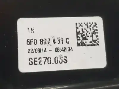 Автозапчастина б/у регулятор вікна передній лівий для seat ibiza 1. tgi ecofuel посилання на oem iam 6f0837461d  6f0837461d