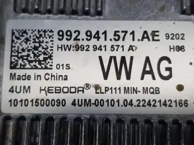 Tweedehands auto-onderdeel bedieningseenheid xenon koplampen voor seat ibiza 1. tgi ecofuel oem iam-referenties 992941571ae 992941571ae 