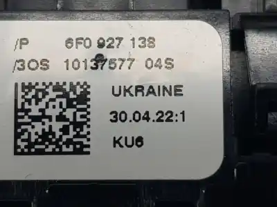 Автозапчастина б/у вимикач для seat ibiza 1. tgi ecofuel посилання на oem iam 6f0927138