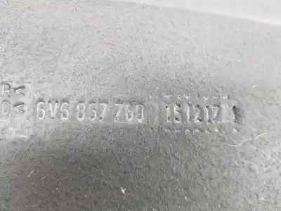 Автозапчастина б/у задній лоток для skoda fabia 1.0 mpi посилання на oem iam 6v6867769  6v6867769