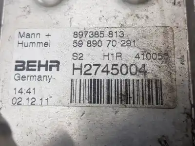 Автозапчастина б/у масляний радіатор для opel astra j (p10) 1.7 cdti (68) посилання на oem iam 97385813  97385813