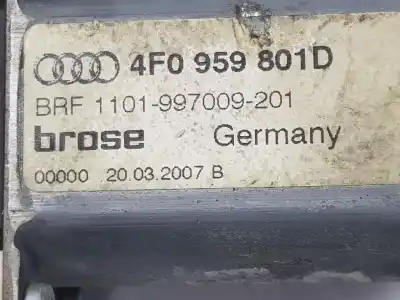 Автозапчасти б/у мотор переднего левого стекла за audi a6 c6 (4f2) 2.7 tdi ссылки oem iam 4f0959801d  4f0959801d