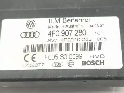 Автозапчасти б/у электронный модуль за audi a6 c6 (4f2) 2.7 tdi ссылки oem iam 4f0907280  4f0907280