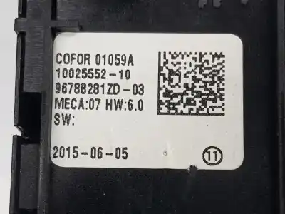 Second-hand car spare part left front power window switch for citroen c4 picasso ii 1.6 bluehdi 120 oem iam references 96788281zd  96788281zd