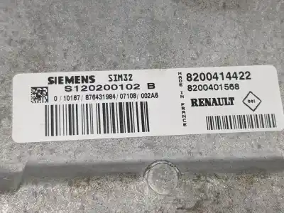 Автозапчасти б/у блок управления двигателем за renault modus / grand modus (f/jp0_) 1.2 (jp0c jp0k fp0c fp0k fp0p jp0p jp0t) ссылки oem iam 8200414422  8200414422
