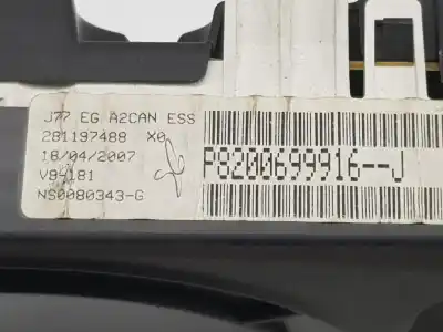 Автозапчасти б/у приборная доска за renault modus / grand modus (f/jp0_) 1.2 (jp0c jp0k fp0c fp0k fp0p jp0p jp0t) ссылки oem iam 8200699916  8200699916