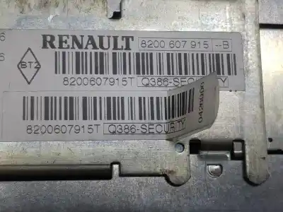 Автозапчасти б/у аудиосистема / радио cd за renault modus / grand modus (f/jp0_) 1.2 (jp0c jp0k fp0c fp0k fp0p jp0p jp0t) ссылки oem iam 8200607915b  8200607915b