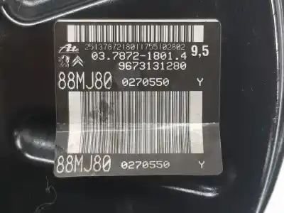 Second-hand car spare part brake servo for citroen c4 picasso ii 1.6 bluehdi 120 oem iam references 1610017780  9673131280