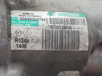 Peça sobressalente para automóvel em segunda mão compressor de ar condicionado a/a a/c por renault modus / grand modus (f/jp0_) 1.2 (jp0c jp0k fp0c fp0k fp0p jp0p jp0t) referências oem iam 8200578856  8200578856