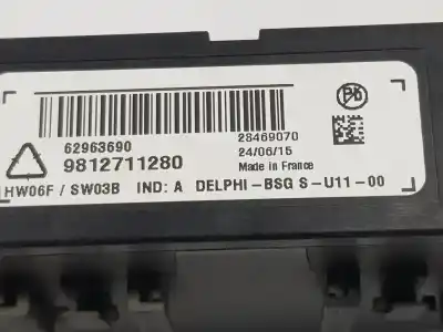 Автозапчастина б/у електронний модуль для citroen c4 picasso ii 1.6 bluehdi 120 посилання на oem iam 9812711280  9812711280