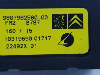 Автозапчастина б/у електронний модуль для citroen c4 picasso ii 1.6 bluehdi 120 посилання на oem iam 9807982580  9807982580