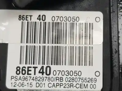 Second-hand car spare part potentiometer for citroen c4 picasso ii 1.6 bluehdi 120 oem iam references 9674829780  9674829780
