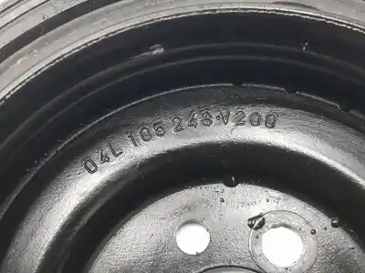 Автозапчастина б/у шків колінчастого вала для seat leon (5f1) 1.6 tdi посилання на oem iam 04l105243  04l105243