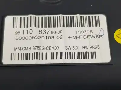 Автозапчастина б/у панель інструментів для citroen c4 picasso ii 1.6 bluehdi 120 посилання на oem iam 9811083780  9811083780