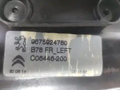 Автозапчастина б/у регулятор вікна передній лівий для citroen c4 picasso ii 1.6 bluehdi 120 посилання на oem iam 9675924780  9675288980