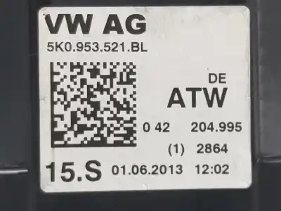 Автозапчастина б/у управління рульмом для volkswagen caddy ka/kb (2c) 1.6 tdi посилання на oem iam 5k0953521bl  5k0953502n