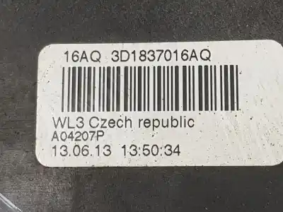 Автозапчасти б/у замок передней правой двери за volkswagen caddy ka/kb (2c) 1.6 tdi ссылки oem iam 3d1837016ac  3d1837016ac