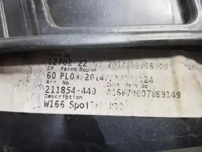Автозапчасти б/у заднее крыло за clase c clase m 3.0 cdi ссылки oem iam a1667900088  a1667900088