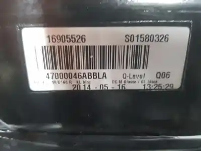 Second-hand car spare part center armrest for clase c clase m 3.0 cdi oem iam references a1666800252  a1666800819