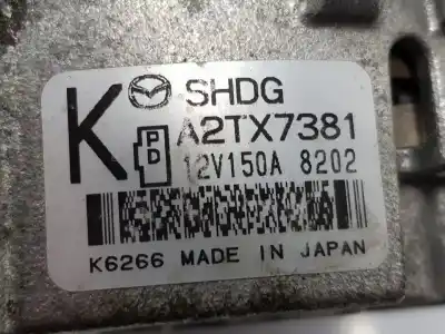 Автозапчастина б/у генератор для mazda cx5 2.2 turbodiesel посилання на oem iam shdg18300  shdg18300