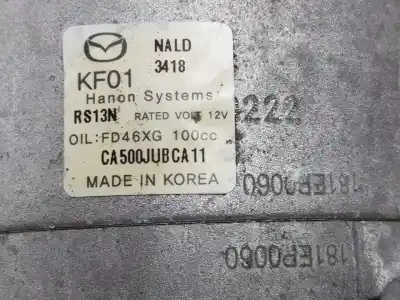 Автозапчастина б/у компресор кондиционера для mazda cx5 2.2 turbodiesel посилання на oem iam kb8e61450  ca500jubca11
