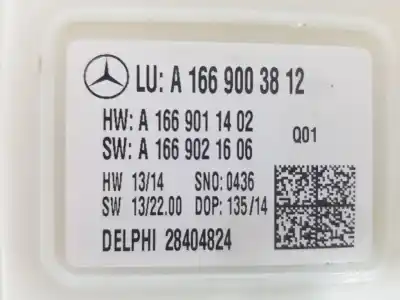 Автозапчасти б/у электронный модуль за clase c clase m 3.0 cdi ссылки oem iam a1669003812  a1669003812