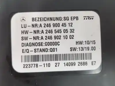 Second-hand car spare part electronic module for clase c clase m 3.0 cdi oem iam references a2469004512  a2469004512