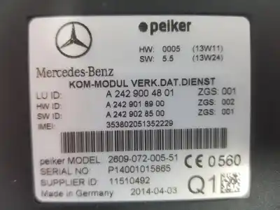 Автозапчасти б/у электронный модуль за clase c clase m 3.0 cdi ссылки oem iam a2429004801  a2429004801