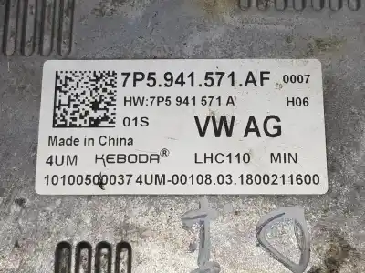 Автозапчастина б/у блок управління ксеноновими фарами для volkswagen tiguan (ad1, ax1) 2.0 tdi посилання на oem iam 7p5941571af  7p5941571af