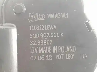 Автозапчастина б/у двигатель відкривання люків кондиціонація для volkswagen tiguan (ad1, ax1) 2.0 tdi посилання на oem iam 5q0907511k  5q0907511k
