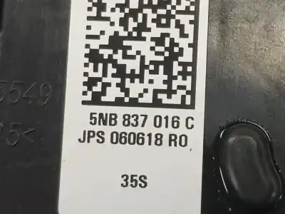 Автозапчастина б/у замок передній праві двері для volkswagen tiguan (ad1, ax1) 2.0 tdi посилання на oem iam 5nb837016c  5nb837016c
